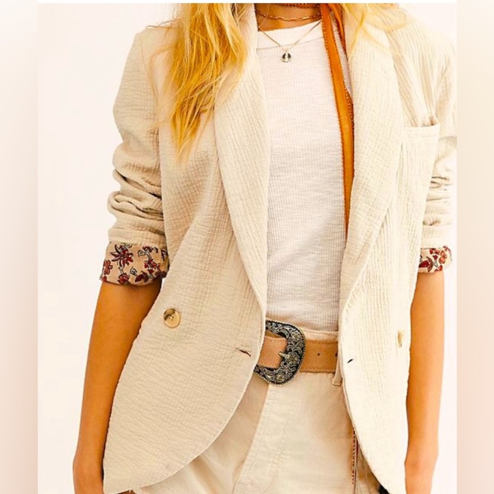 Free People Effortless blazer